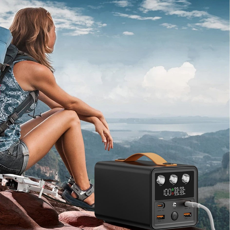 Portable multifunction power bank with digital display and fast charging function Kalsten
