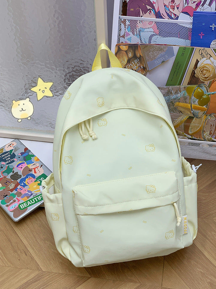 Cute Character Printed School Backpack