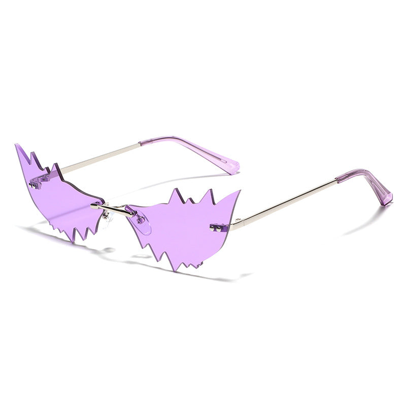 Ladies Trendy Cat Eye Sunglasses with Protective UV Filter and Unusual Frame Kalsten
