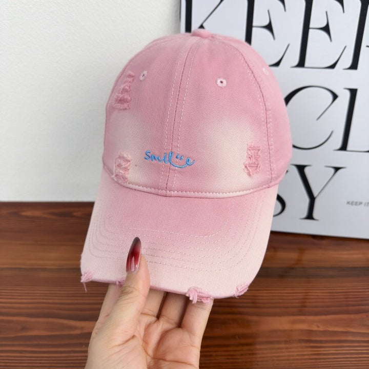 Women's Distressed Cotton Baseball Cap Kalsten 1784270843