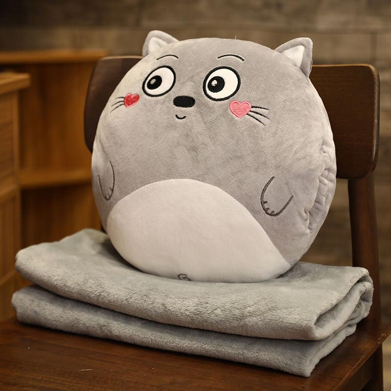 Plush carrot cushion and blanket set Kalsten