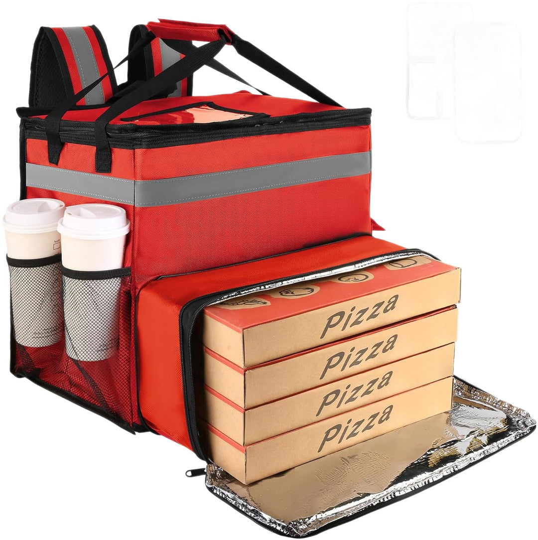 Women's Insulated Pizza Delivery Bag with Multiple Compartments and Carrying Options Kalsten