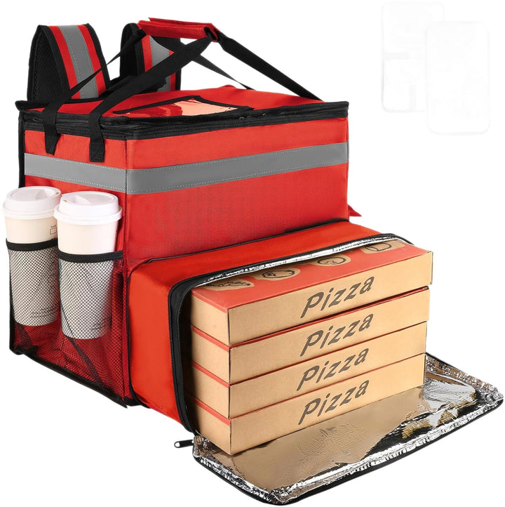 Women's Insulated Pizza Delivery Bag with Multiple Compartments and Carrying Options Kalsten