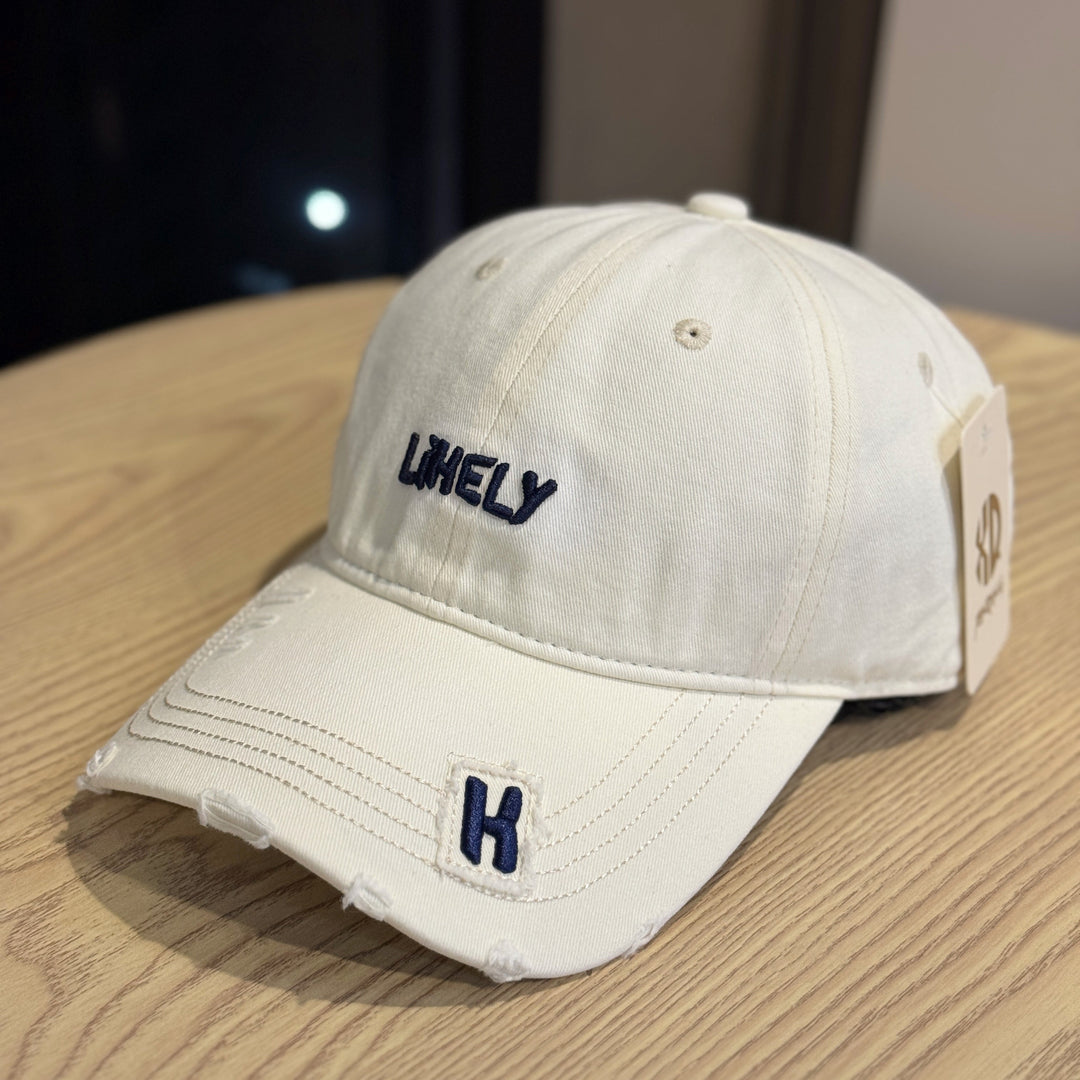 Women's Distressed Embroidered Baseball Cap Kalsten