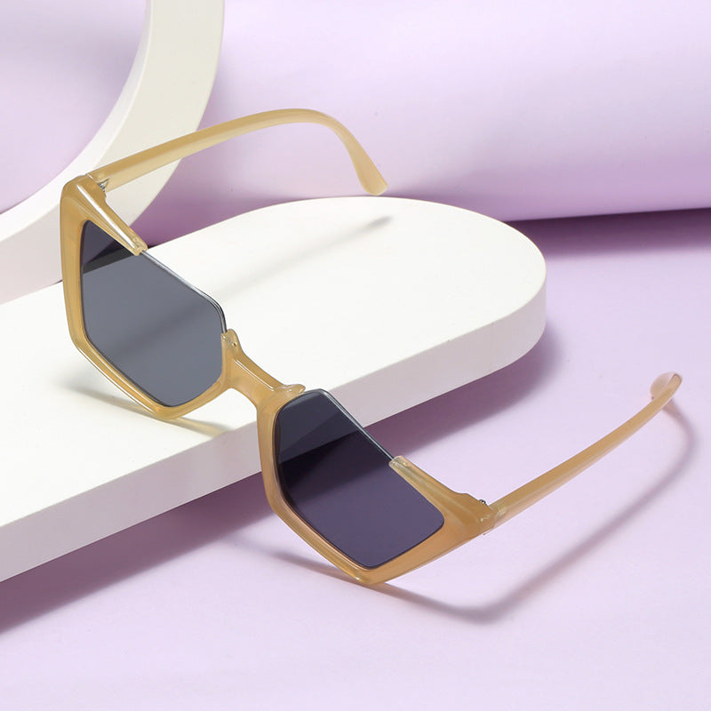 Women's modern and stylish asymmetrical sunglasses Kalsten