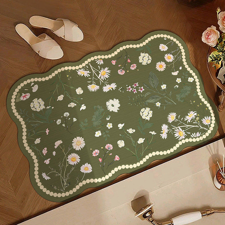 Floral Decorative Mat Kalsten