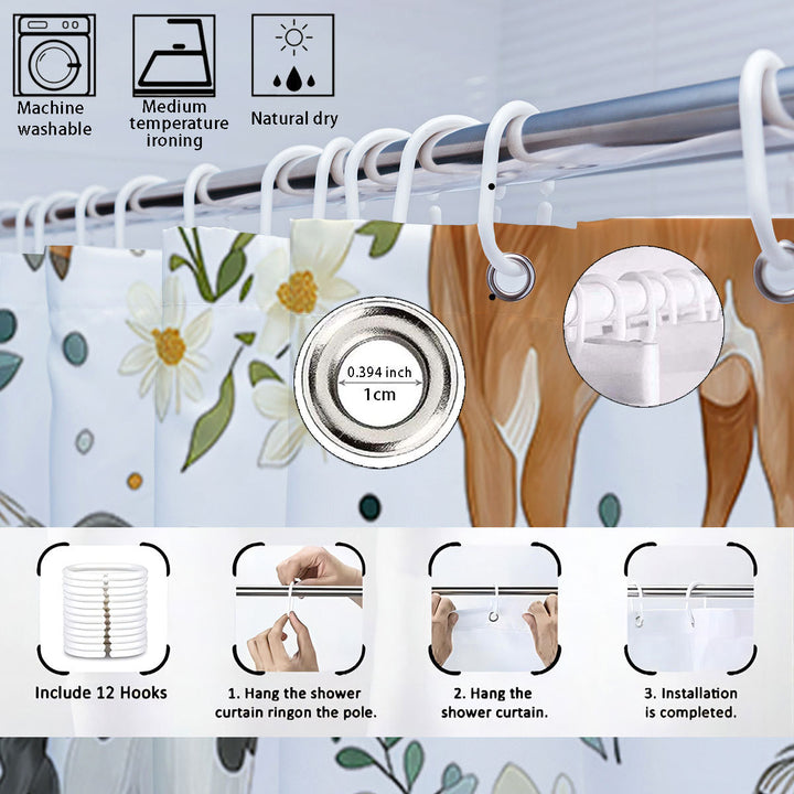 Cartoon Lamb-Themed Bathroom Décor Set Kalsten