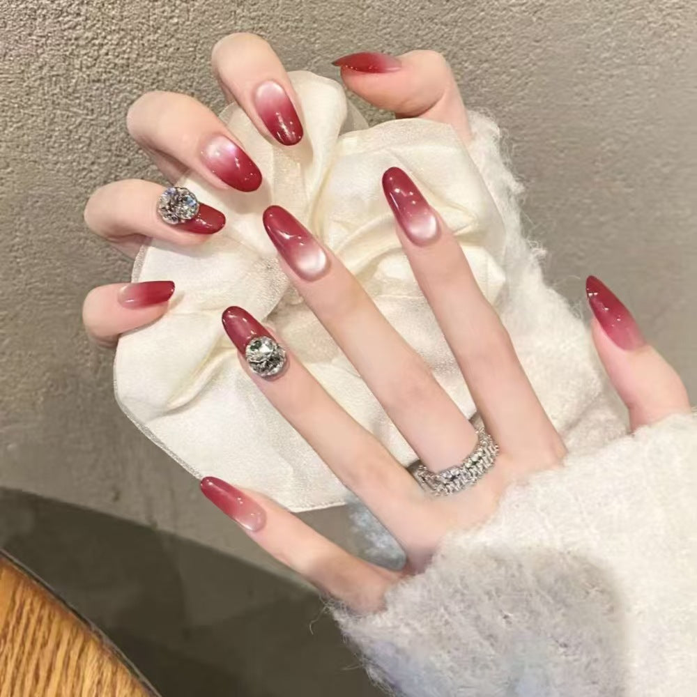 Artificial nails with elegant ombre finish Kalsten