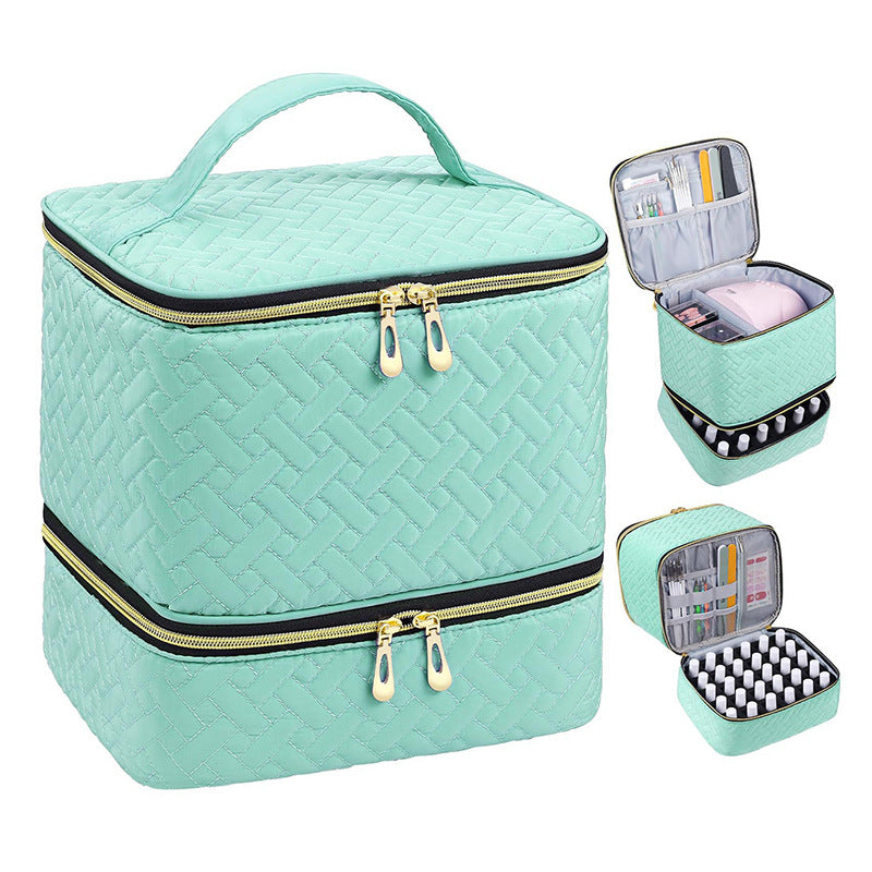 Cosmetic storage bag with multiple compartments Kalsten