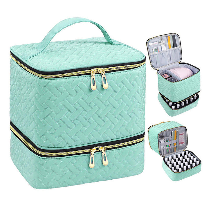 Cosmetic storage bag with multiple compartments Kalsten