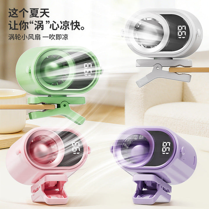 Ladies portable table fan with digital control Kalsten