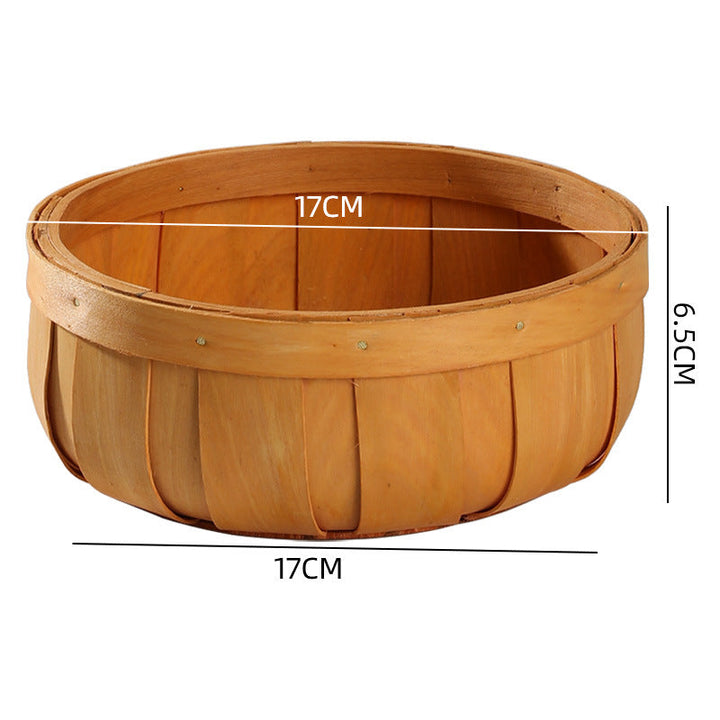 Unisex Round Storage Bowl made of natural wicker Kalsten
