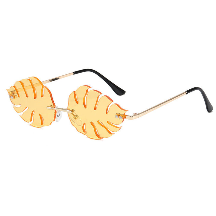 Ladies fashionable sunglasses with striking leaf design Kalsten