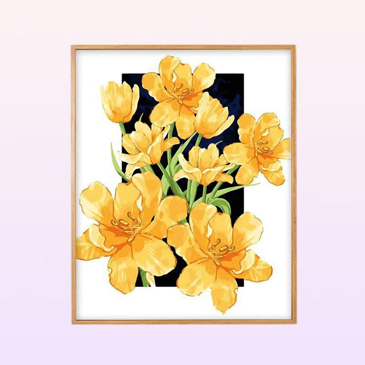 Floral Peony Illustration Wall Art Kalsten