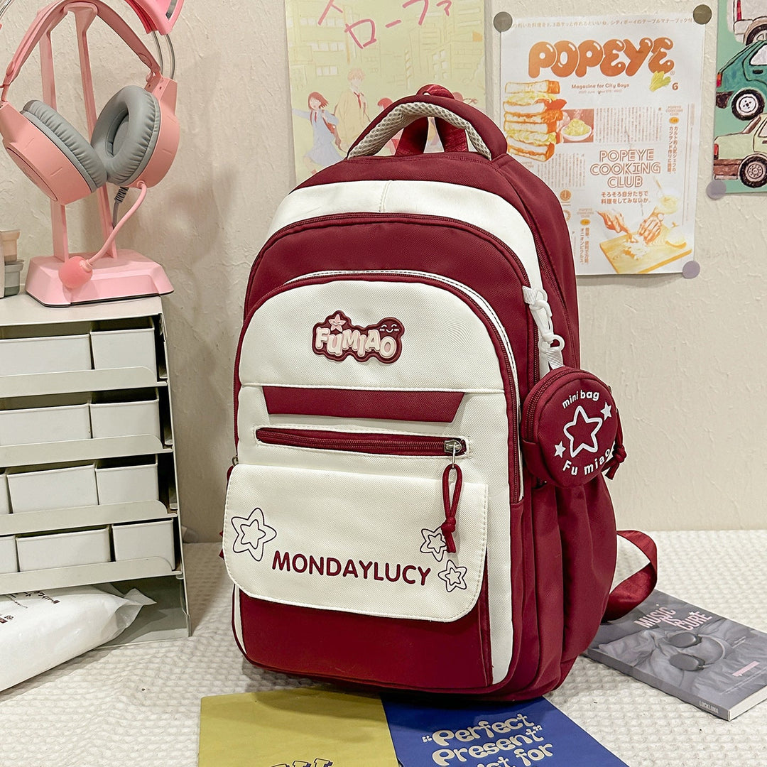 Casual Multi-Pocket School Backpack
