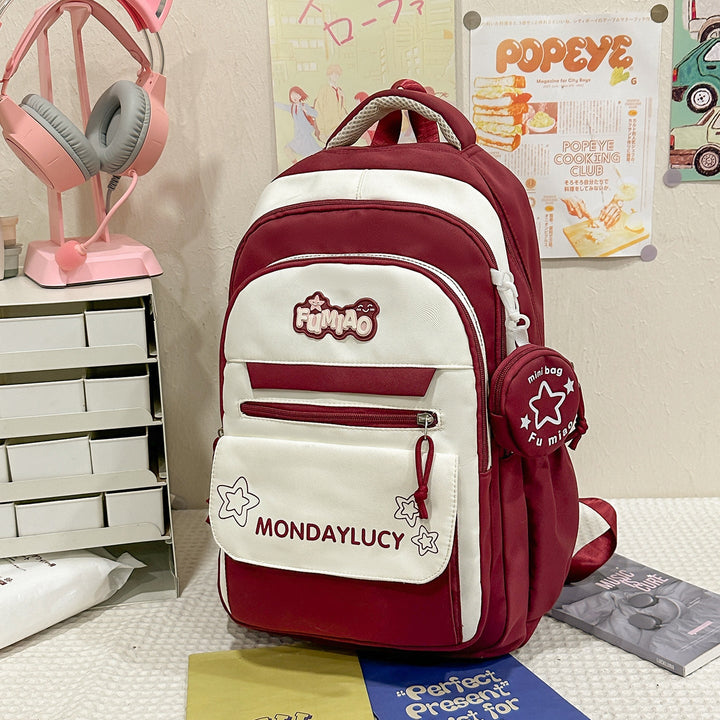 Casual Multi-Pocket School Backpack