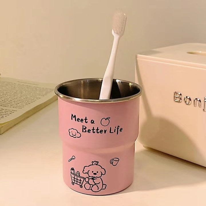 Toothbrush holder with loving animal design Kalsten