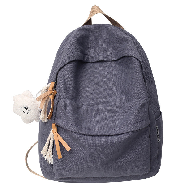 Casual Canvas School Backpack Kalsten