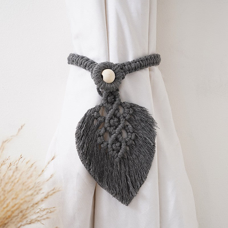 Macrame Curtain Tieback Holder Acalora
