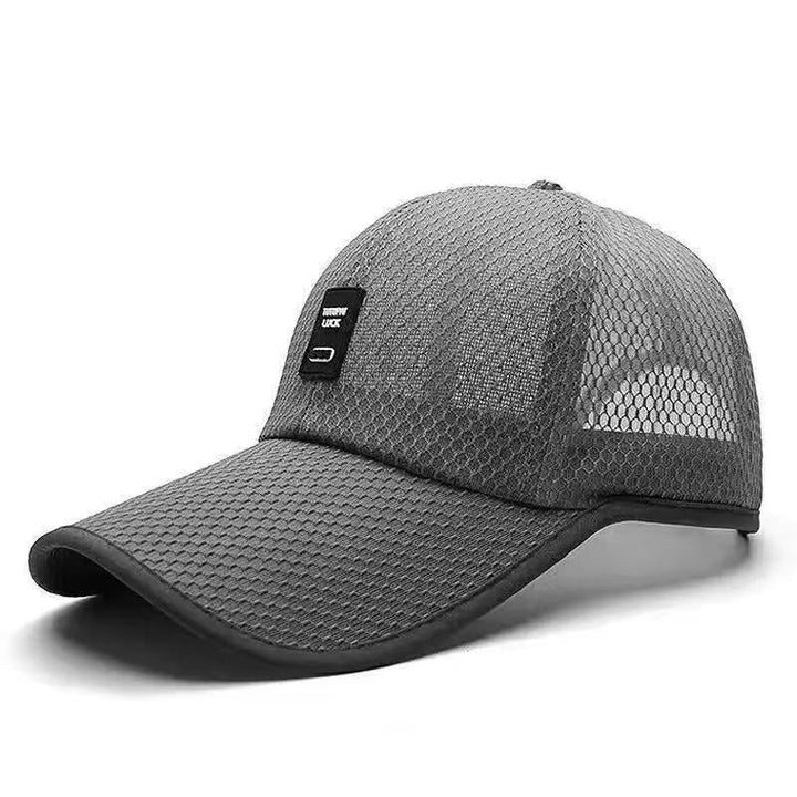 breathable mesh baseball cap with adjustable back strap and curved brim Kalsten