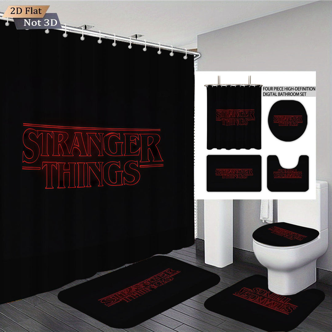 Stranger Things Adventure-Themed Digital Bathroom Set Kalsten