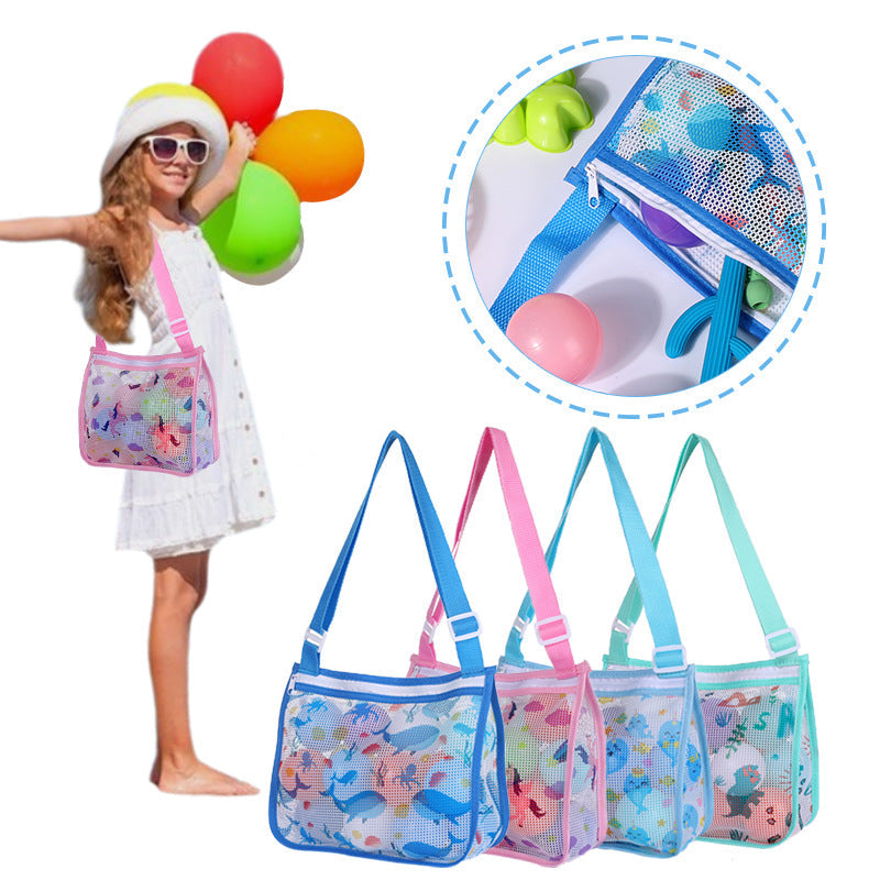 Mesh Beach Bag with Practical Zipper Kalsten