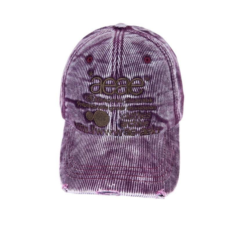 Women's Distressed Corduroy Baseball Cap Kalsten