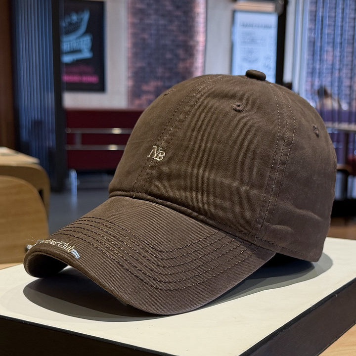 Men's Distressed Casual Adjustable Baseball Cap Kalsten