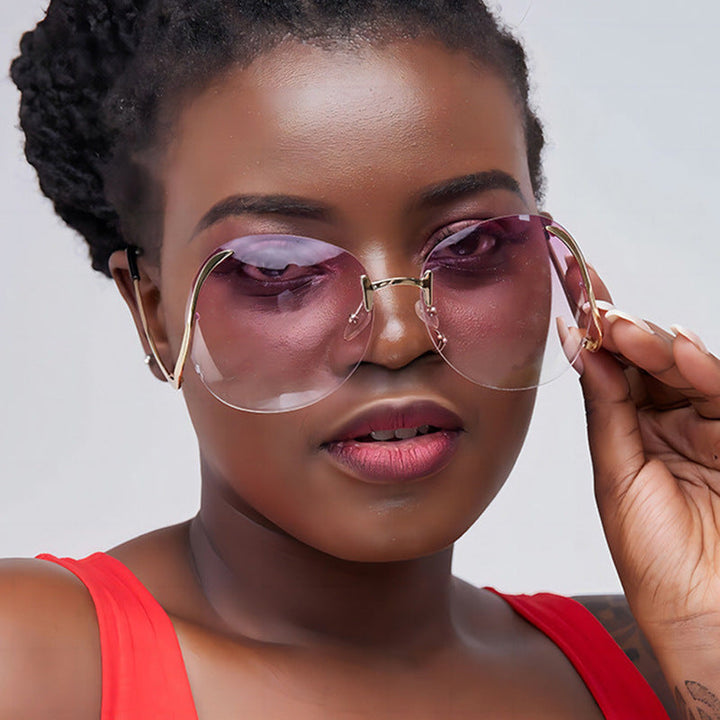 Women’s luxurious oversized sunglasses with innovative frame and UV protection Kalsten