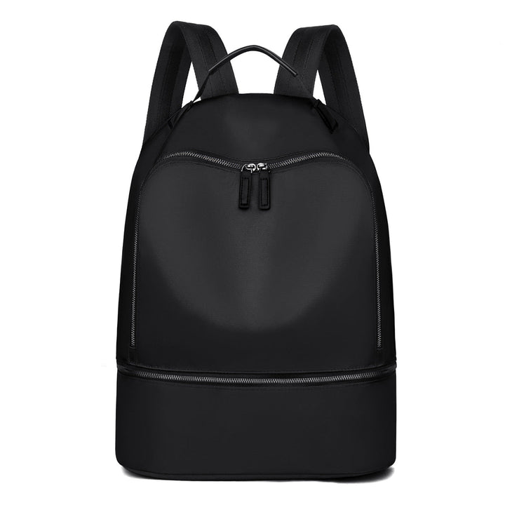 Sleek Minimalist Zip-Top Backpack