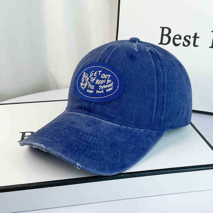 Women's Casual Distressed Cotton Baseball Cap Kalsten