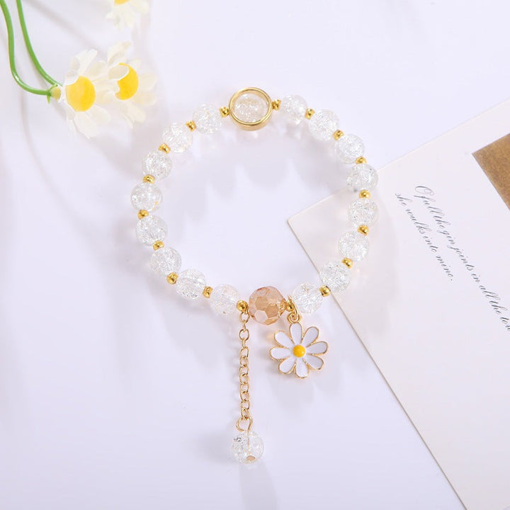 Elegant bracelet with flower pendant Kalsten
