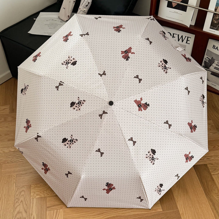 Ladies collapsible umbrella with playful design Kalsten