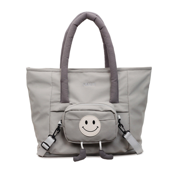 Stylish Multi-Compartment Tote Bag