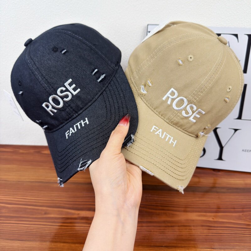 Women's Distressed Graphic Adjustable Cap Kalsten