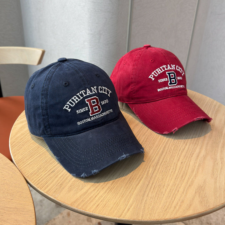 Men's Distressed Cotton Baseball Cap Kalsten 1784270269