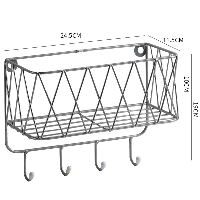 Decorative Wall-Mounted Storage Basket Kalsten