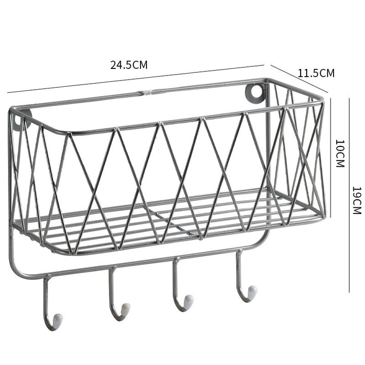 Decorative Wall-Mounted Storage Basket Kalsten
