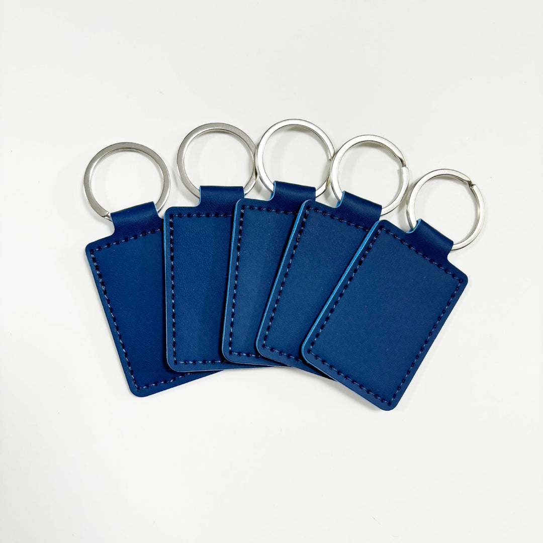 Unisex keychain made of high-quality synthetic leather with custom label Kalsten