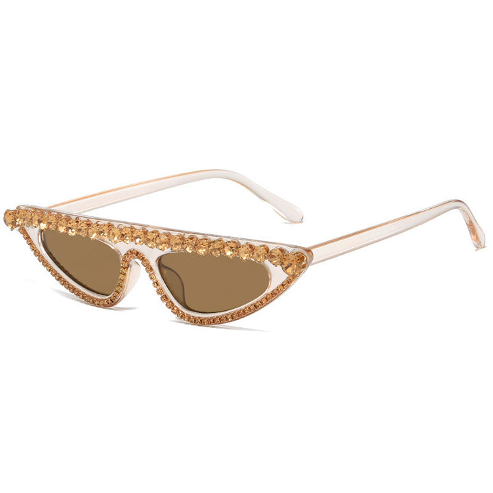 Women's Cat-Eye Sunglasses with Sparkling Stone Accents Kalsten