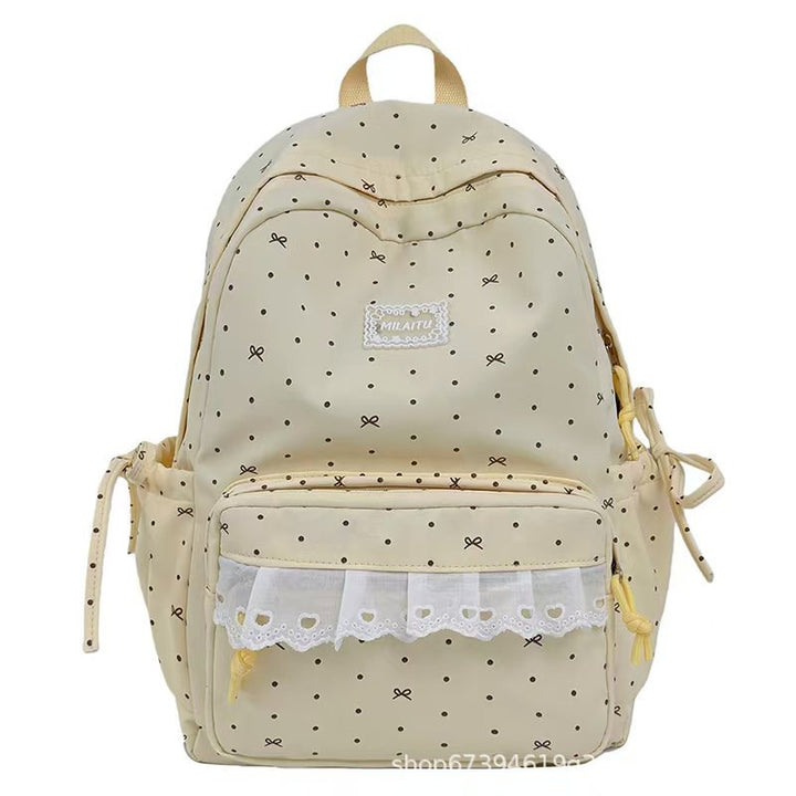 Decorative Ruffled Backpack Kalsten