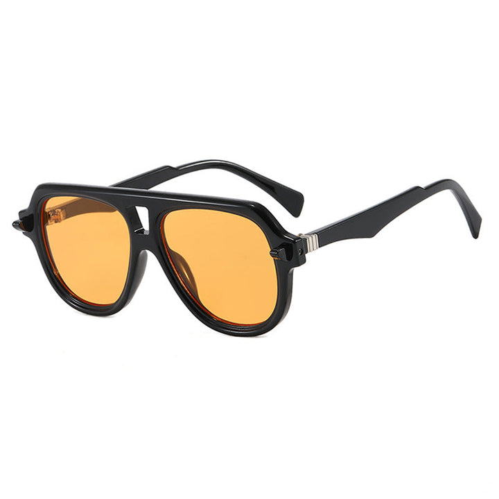 Women's rectangular sunglasses with modern frame and polarized lenses Kalsten
