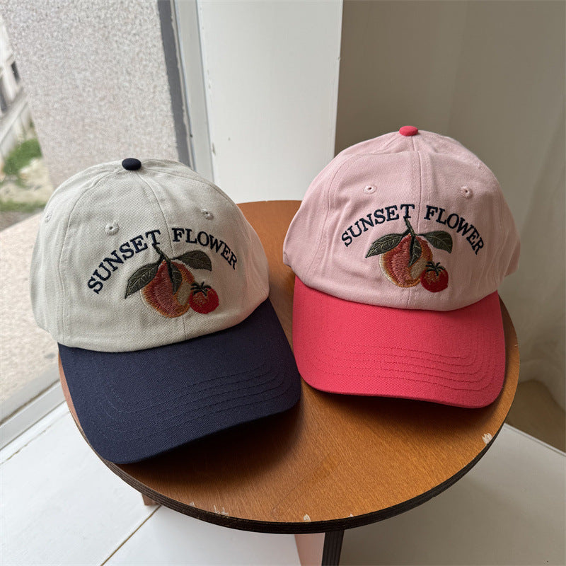 Women's Embroidered Fruit-Themed Baseball Cap Kalsten