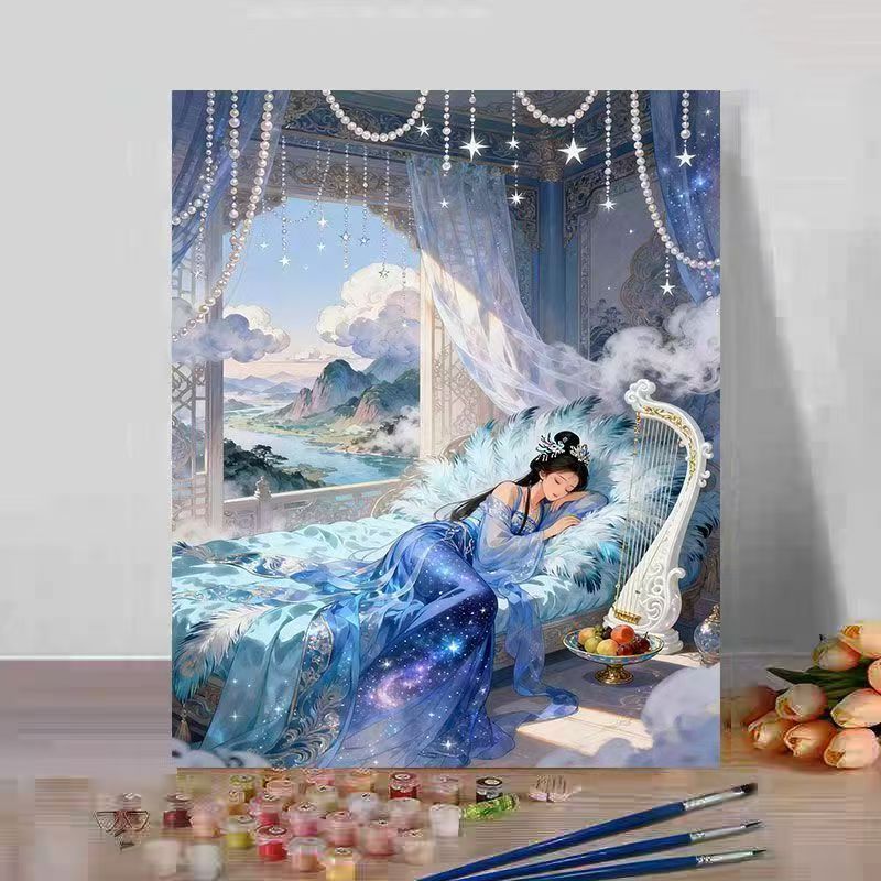 Fantasy Landscape Paint by Numbers Art Kit Kalsten