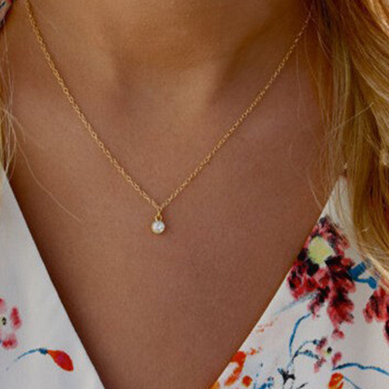 Minimalist Adjustable Chain Necklace Kalsten