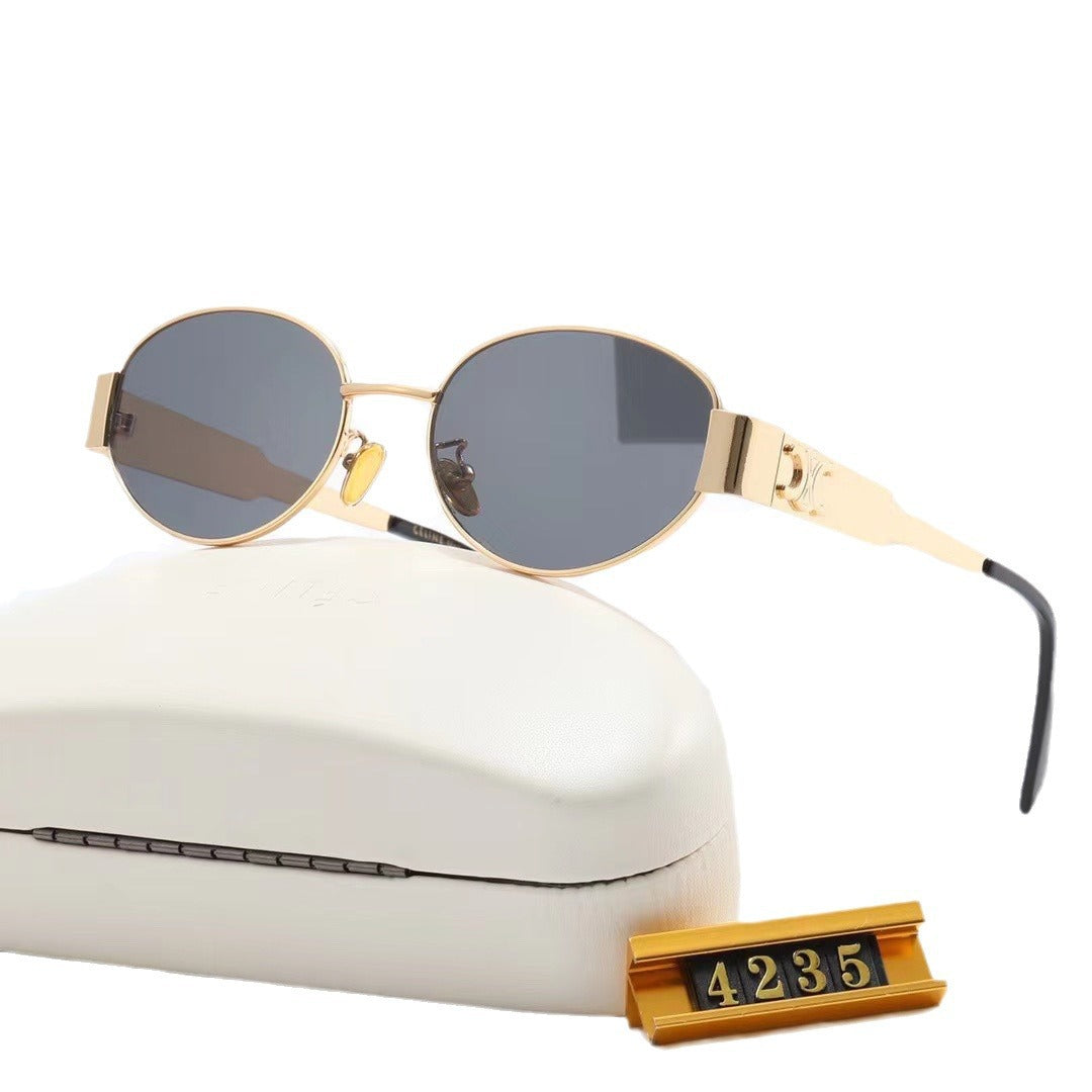 Women's exclusive oval-shaped designer sunglasses Kalsten