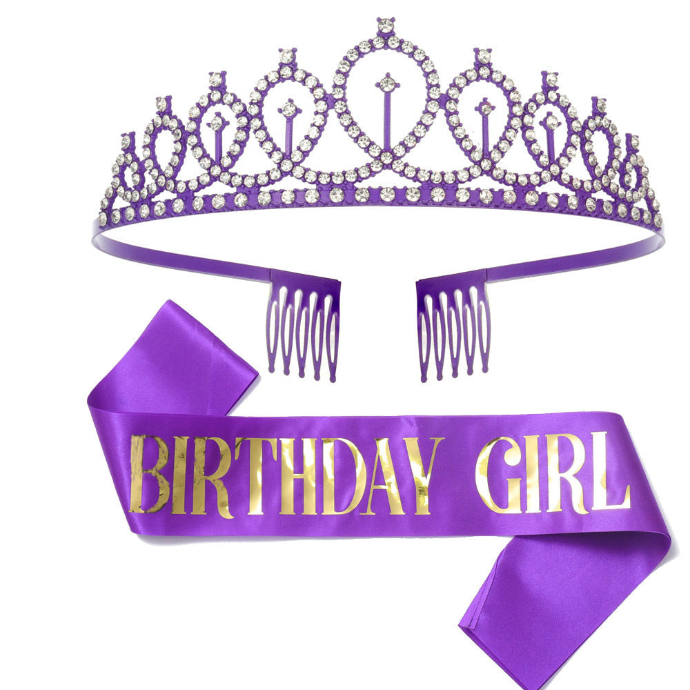 Women's Birthday Crown and Band Kalsten