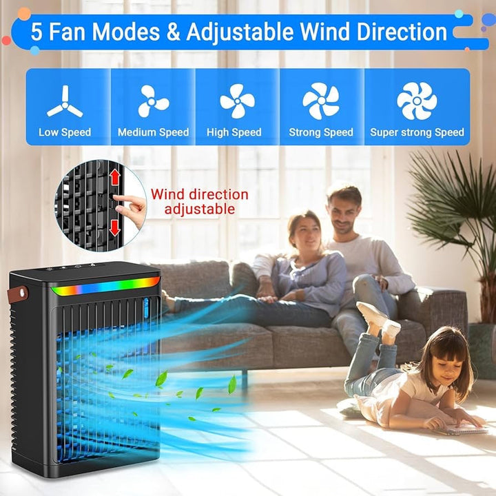 Unisex Portable Fan with Modern Design Kalsten
