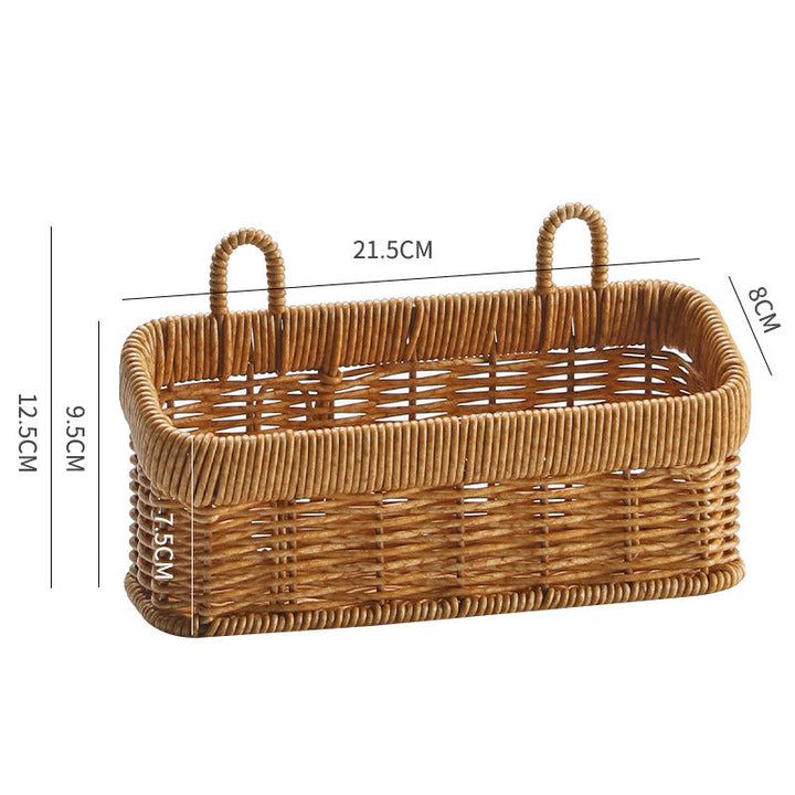 Handwoven Multi-Compartment Storage Basket Kalsten