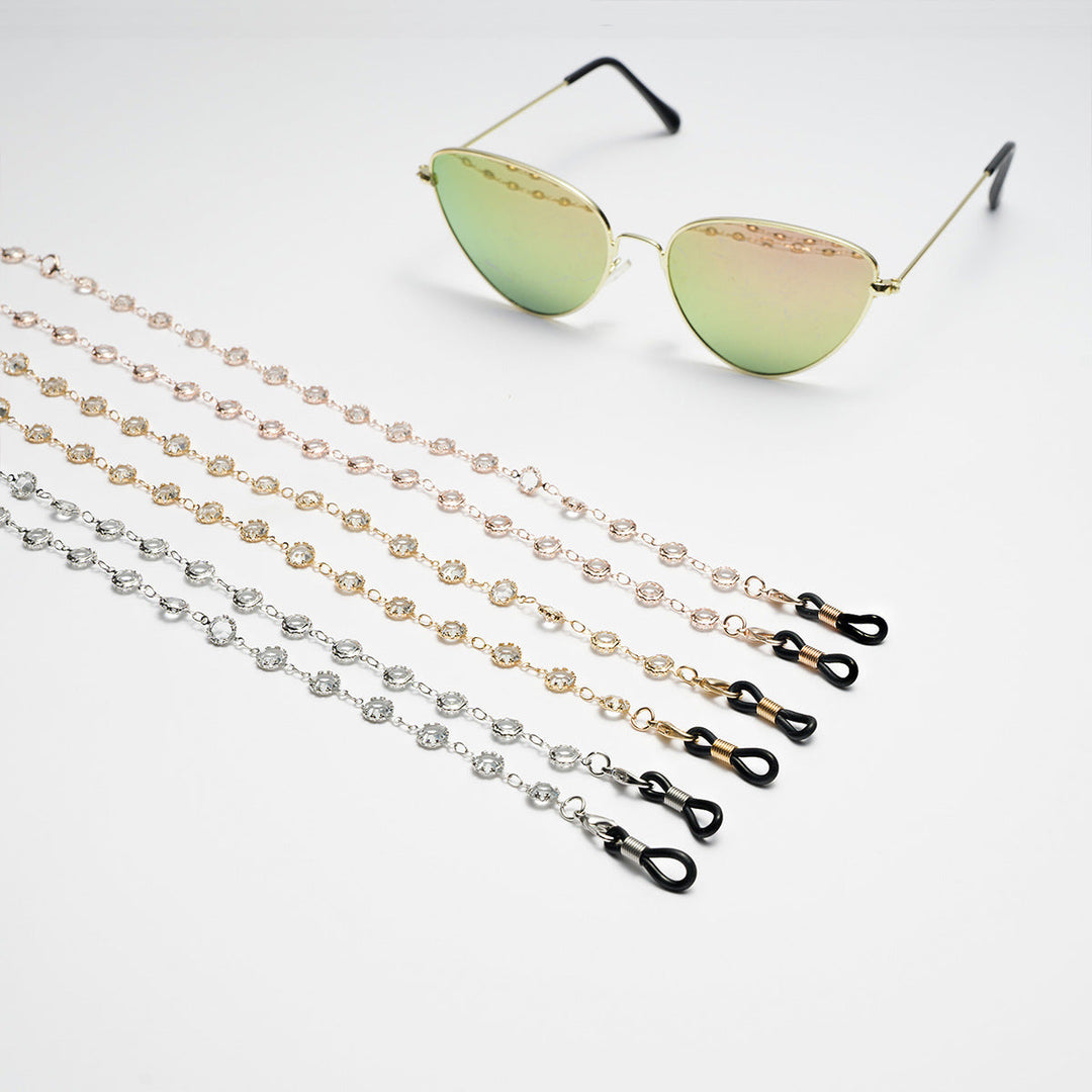 Dazzling Crystal Glasses Chain kalsten